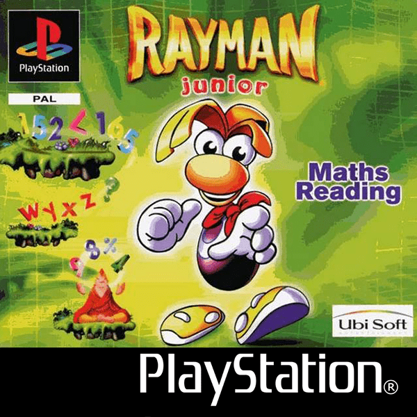 Rayman Junior Level 1 box art for Playstation